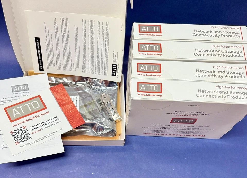 ATTO FastFrame FF-NS12 Dual-Port 10GbE SFP+ PCIe 2.0 (FFRM-NS12-000) - Image 2 of 4