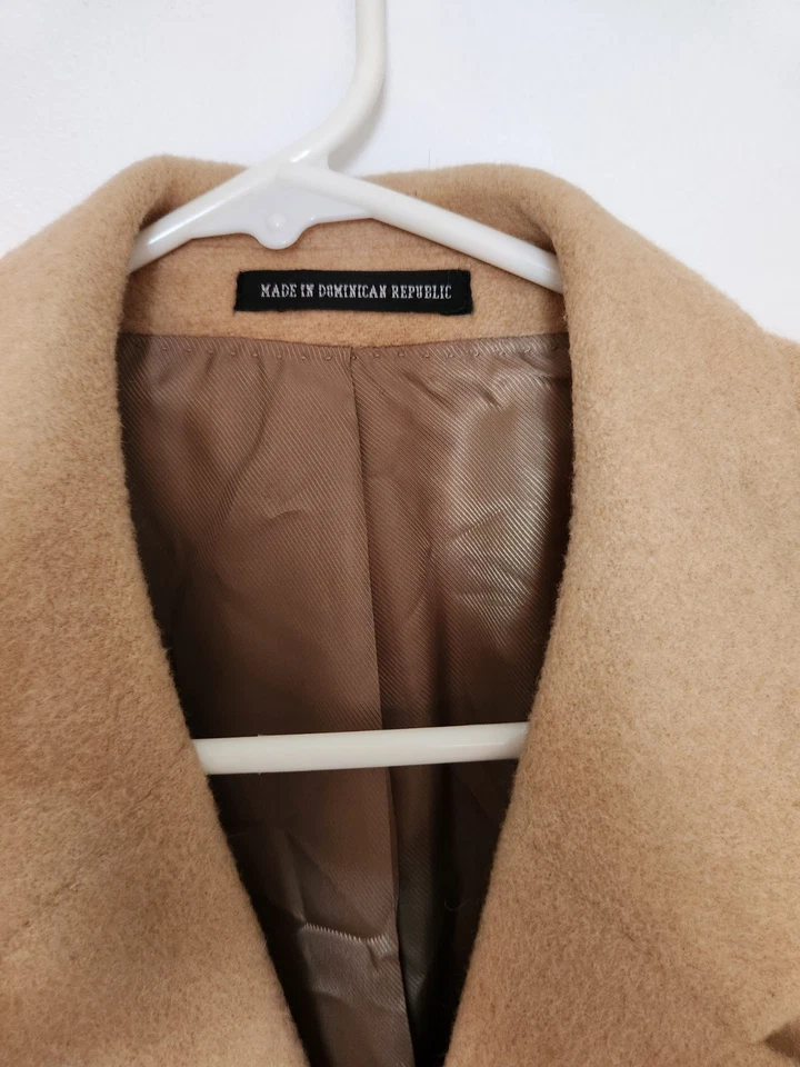 Lauren Ralph Lauren 100% Camel Hair Mens Long Overcoat 44L See Description - Image 2 of 4