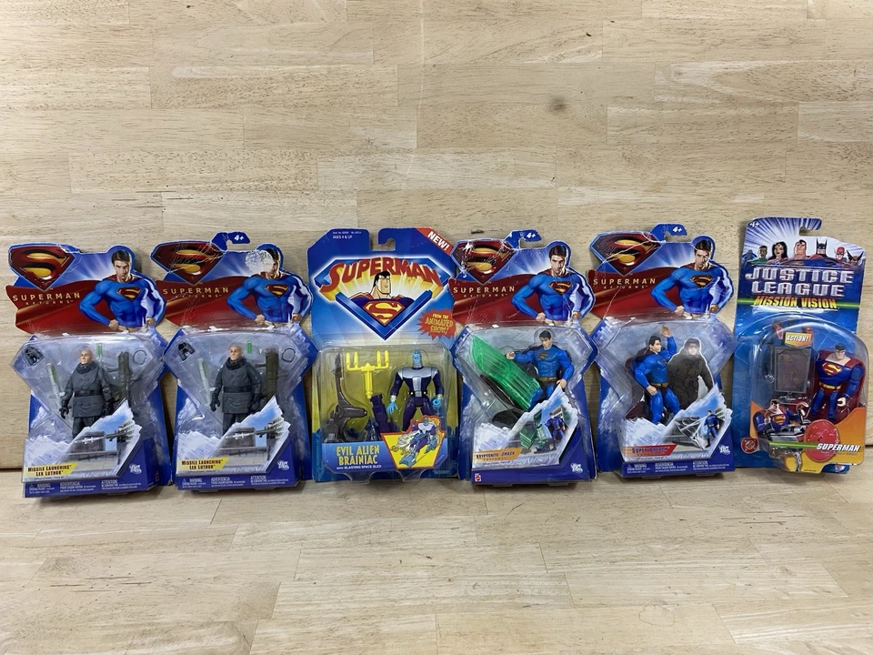 NEW 1990s Superman Villains Action Figure Lot Of 6 (FREE SHIPPING) - Image 2 of 4