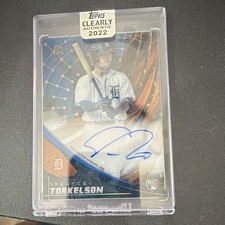 Topps 2022 Clearly Authentic Spencer Torkelson RC Auto Blue TEK-ST /25