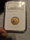 1909-D $5 Indian Head Gold Half Eagle Ma 63