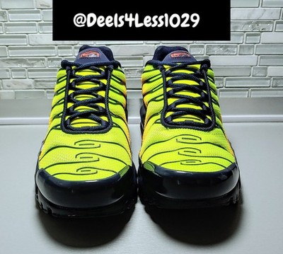 Nike Air Max Plus Venom Mens Size 11.5 Lemon Crimson Laser Orange DM0032-701