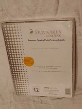 S.C. 2.5" Round Labels for Laser,Inkjet Printers,and more w/Adhesive 100 Sheets 