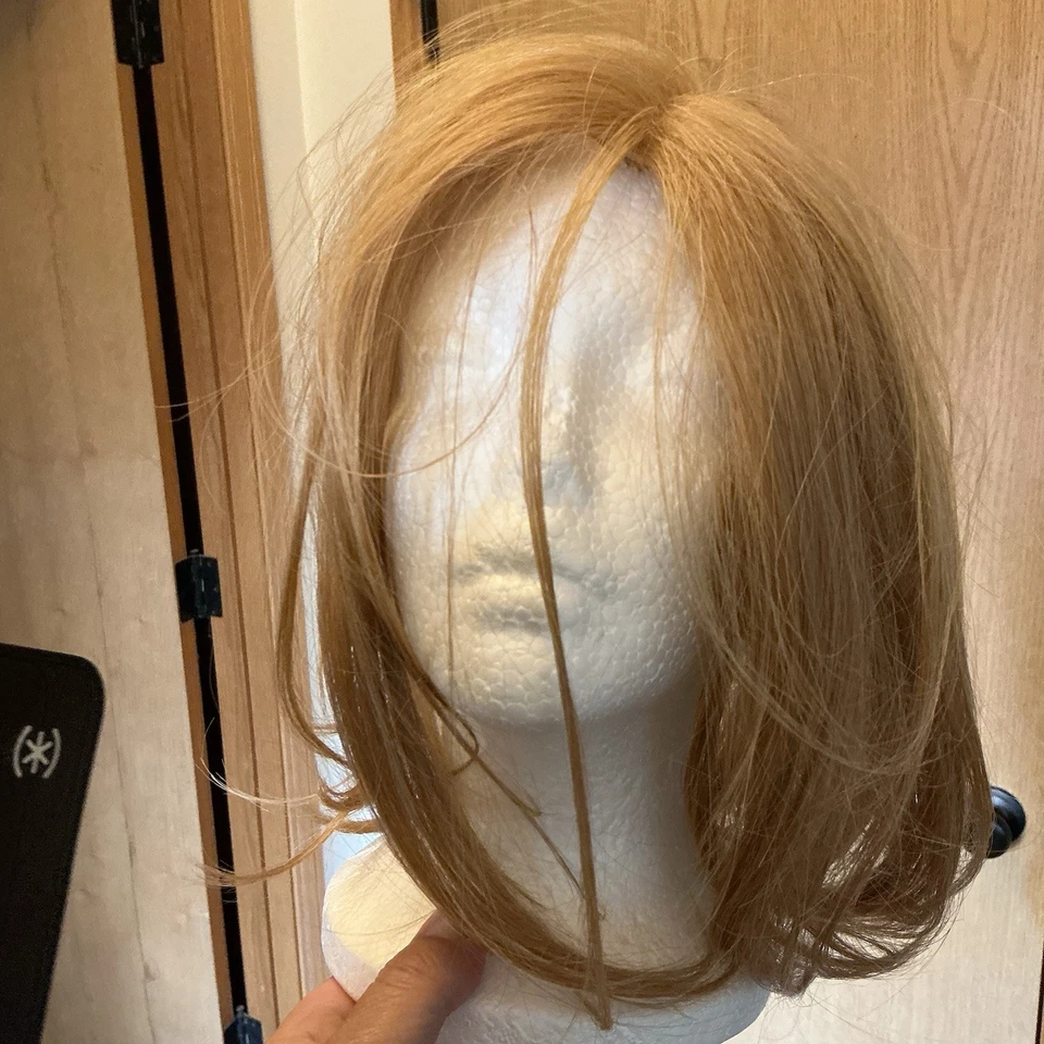 Peruca de cabelo Jon Renau US$ 330 12” torta de pêssego claro vermelho-dourado loiro 27B - Imagem 2 de 4