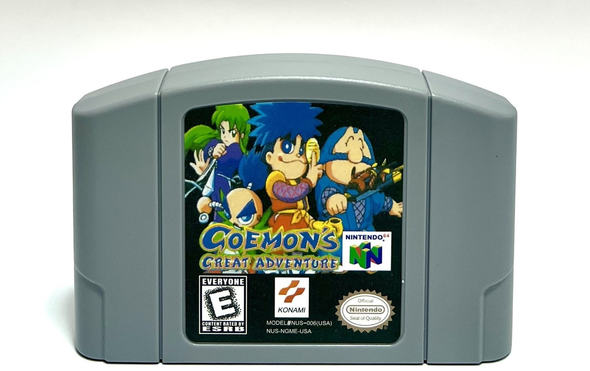 Mystical Ninja Starring Goemon Nintendo 64 Multiple Ninjas Retro