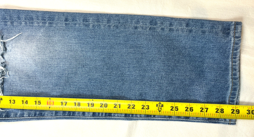 Jeans AG donna ex ragazzo slouchy slim vita media blu taglia 30 x 29 effetto invecchiato - Foto 15 di 15