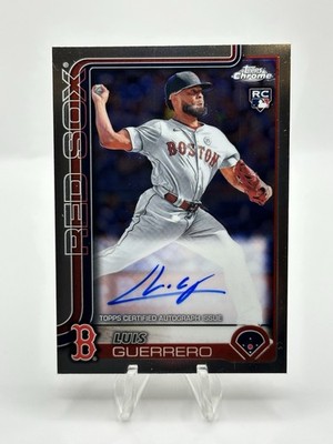 2025 Topps Chrome - Luis Guerrero Rookie Autograph #RA-LGU (AU, RC)