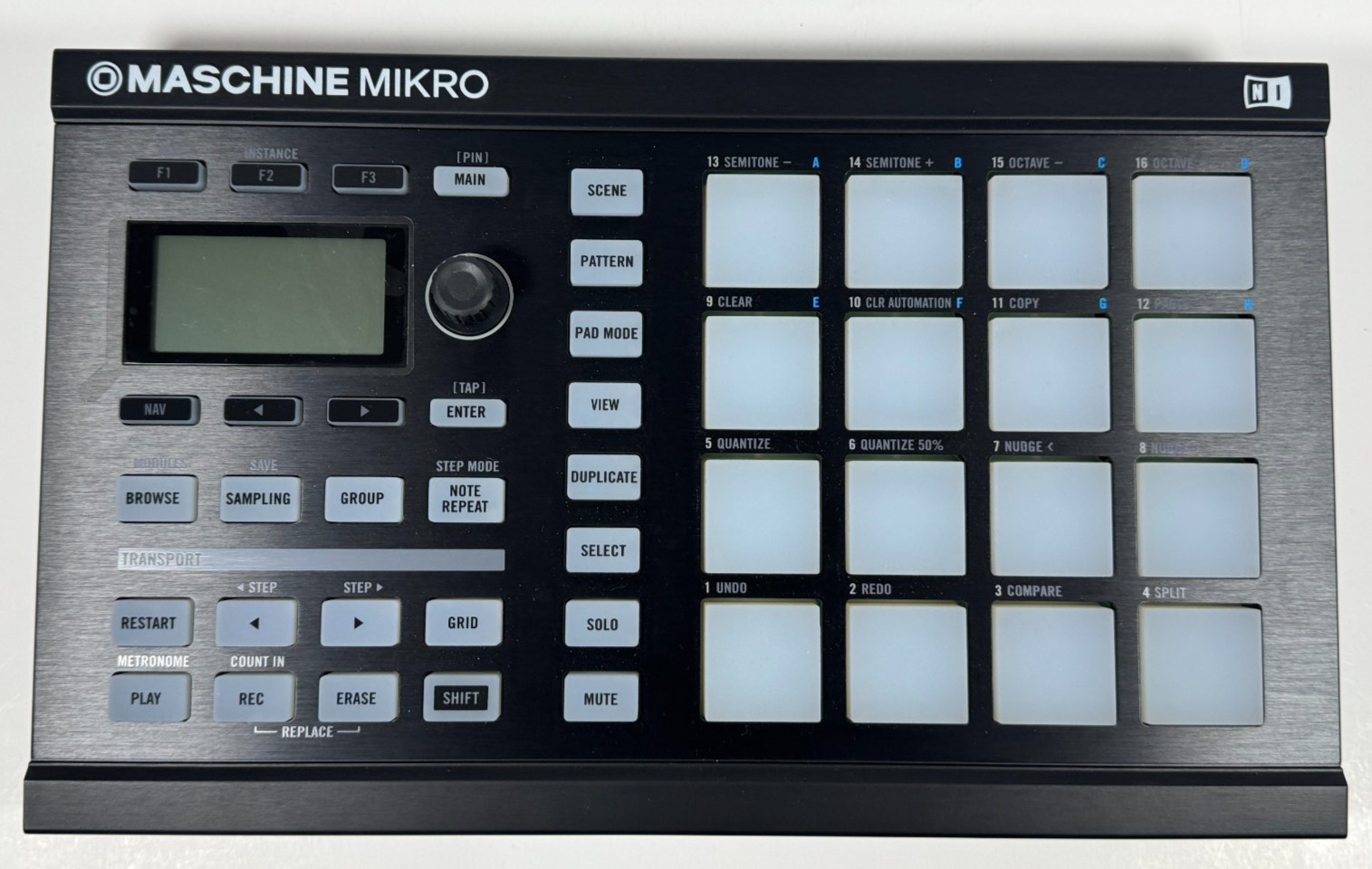 Native Instruments Maschine Mikro MK1 USB MIDI Controller w Box & Cable - TESTED