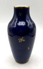 SÈVRES - Vase porcelaine bleu, époque art nouveau 1904 - céramique France