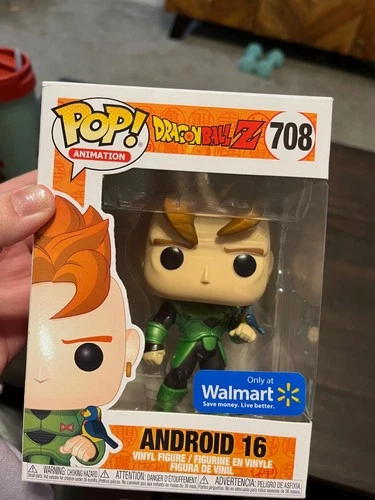 Funko Pop! Vinyl: Dragon Ball - Android 16 (Metallic) , Walmart (Exclusive)