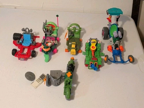 TMNT Vintage Vehicles Lot