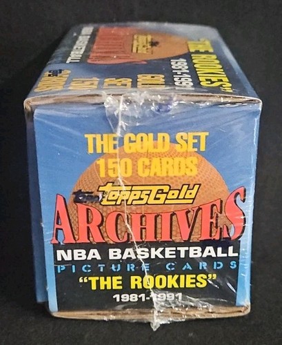 1993 Topps Gold Archives NBA Basketball The Gold Set "The Rookies" 1981-1991 Box - Picture 5 of 7