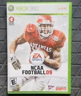 NCAA Football 09 (Xbox 360) CIB Complete - Tested, Working - Excellent! See Pics