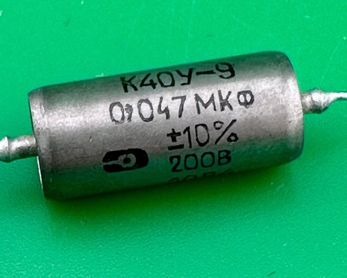 K40Y-9 PIO Kondensator 0,047uF - 200V ~ Papier in Öl ~ Audio ~ UdSSR ~ NOS 1984 - Bild 2 von 5
