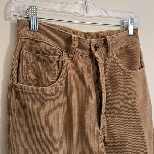 "Pantalones de pana de tiro alto de pierna recta Spiegel Inc vintage años 80, tostados - talla 10/27""" - Imagen 7 de 11