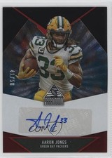 2022 Panini Chronicles Paramount Signatures Red 41/50 Aaron Jones Auto 0us4