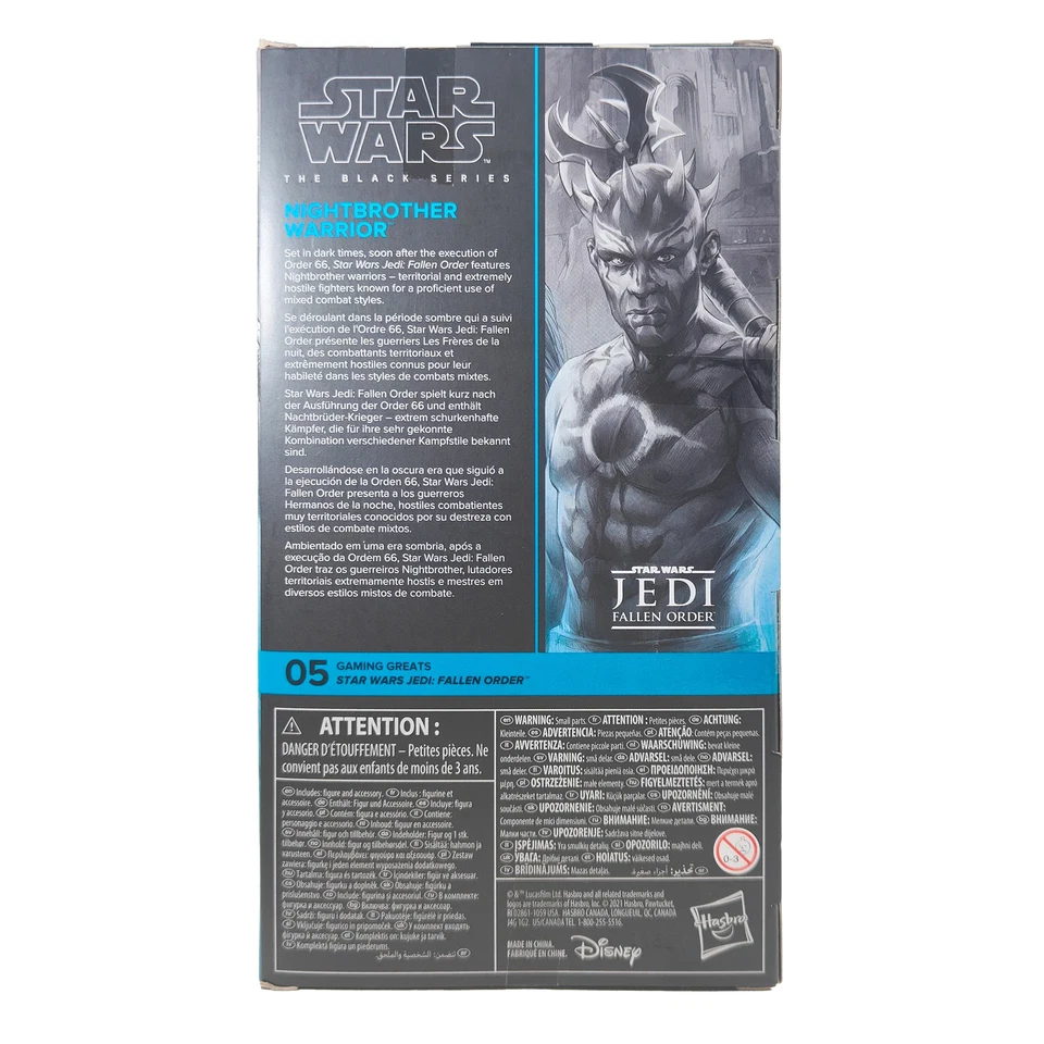 Star Wars Gaming Greats Black Series Nightbrother Warrior Hasbro Action Figure 2 - Imagen 4 de 4