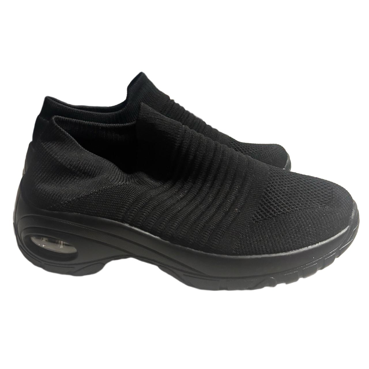 SAOLA Cushionaire Sneakers Donna 8.5 Nero SlipOn Rete Suola Ammortizzata ad Aria