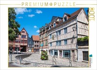 Calvendo Puzzle Half-Timbered Houses In Rouen | 1000 Pieces, Finished Size 25.2