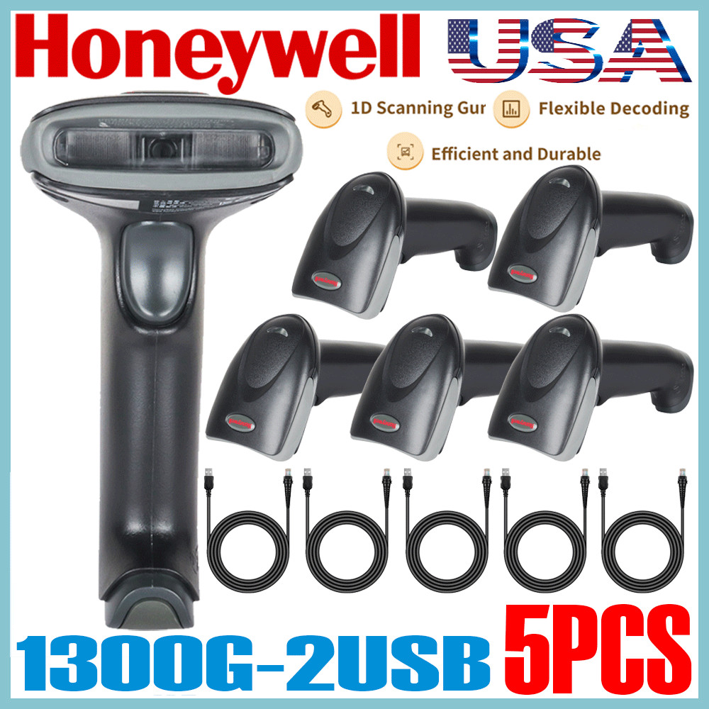 Honeywell Hyperion 1300G-2USB Linear-Imaging 1D Barcode Scanner Reader USB Kit