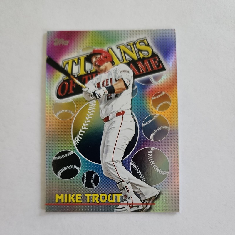 Mike Trout 2026 Topps Titans of the Game #TOG-2 Los Angeles Angels
