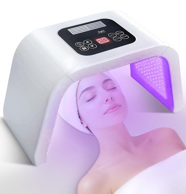 Led-Face-Tool,Led Light Therapy Facial Mask,7 in 1 Beauty Equipment for Skin Car