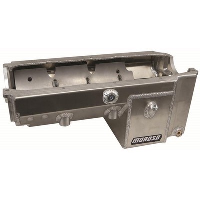 Moroso 21234 Oil Pan, Double Power Kick Outs, Drag Race, 8.25in