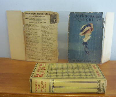 DARKNESS AND DAYLIGHT by Mary J Holmes circa 1920, in DJ 