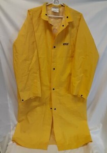 classic yellow raincoat