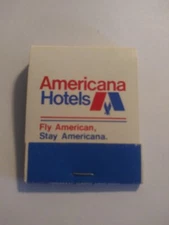 Vintage Matches From Americana Hotels