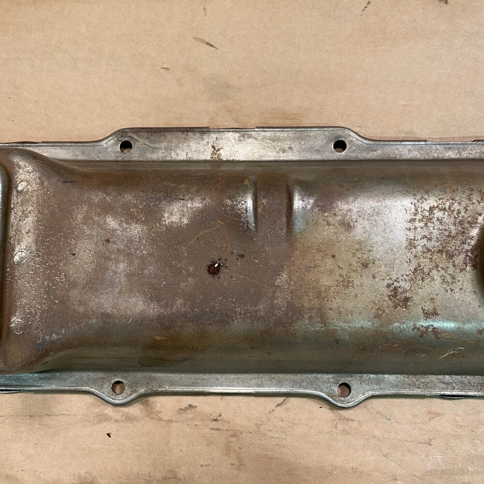 Cubierta de válvula cola de golondrina original 75-76 VW Golf MK I conejo cubierta de leva OEM Foto 3 de 4