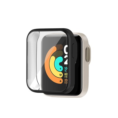 Case for Xiaomi Redmi Watch and Mi Watch Lite Full Touch Silicone Black