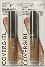 Covergirl Clean Invisible Concealer, 2 Pack, You Choose