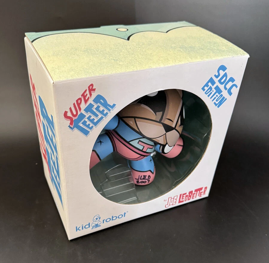 Joe Ledbetter JLED FIRMADO 2007 SDCC 6" Super Teeter LE 500 AUTOGRAFIADO Kidrobot Foto 2 de 4