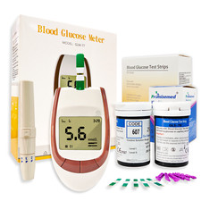 Blood glucose meter, self-monitoring of blood glucose by diabetic patients