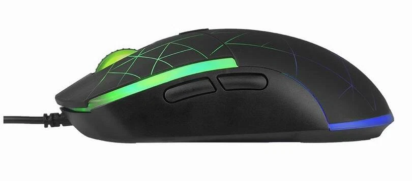 Gaming Mouse USB 2.0, 7 LED Colours Adjust up to 4000DPI 6Buttons PC Laptop M115 - Image 3 of 3