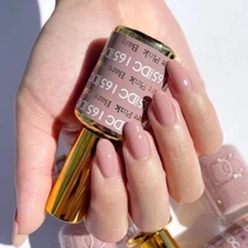 DND DC Soak Off Gel Polish + Matching Nail Lacquer - #165 Bare Pink