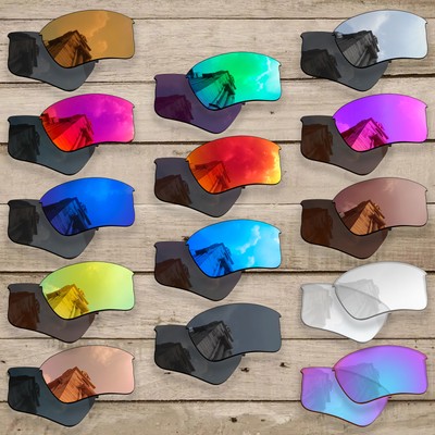 hdhut Anti-Scratch Polarized Replacement Lenses for-Oakley Flak Jacket XLJ - Opt