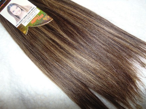 Janet Collection Silky Touch Mink Yaki WVG 12" Color Piano FR4/27 - Picture 2 of 3
