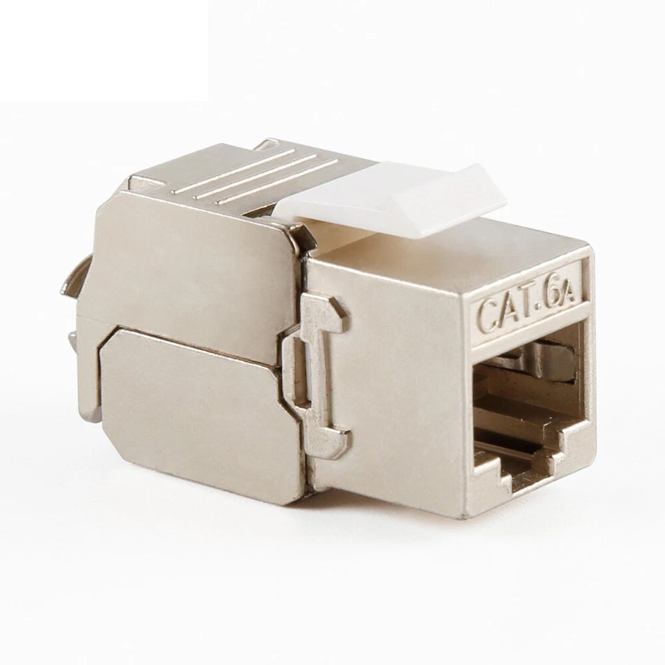 presa di rete dati schermata rj45 cat6A compatibile bticino matix bianco - Immagine 4 di 4