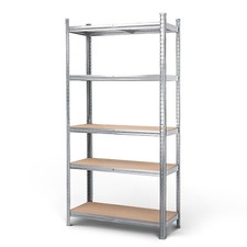 MasterSpec 5-Tier 1.5M Steel Shelving for Garage Racking Shelf Storage Warehouse