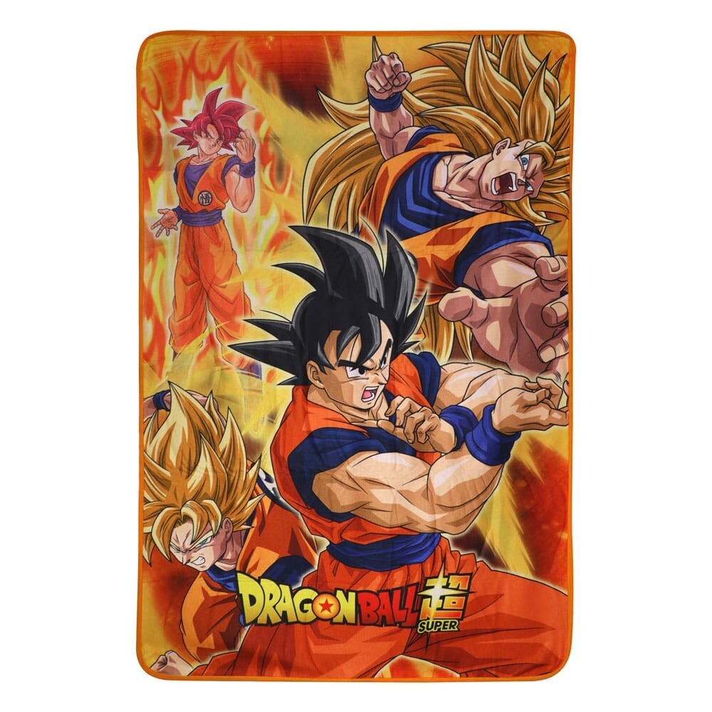Couverture polaire Dragon Ball Super plaid chaud pour chambre enfant et ado
