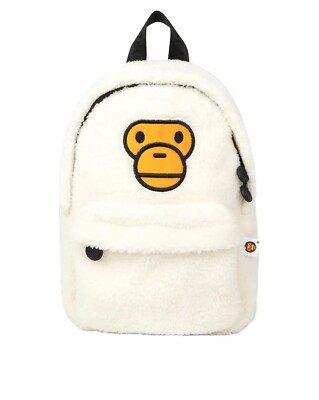 Bape BABY MILO MINI FAUX FUR BACKPACK