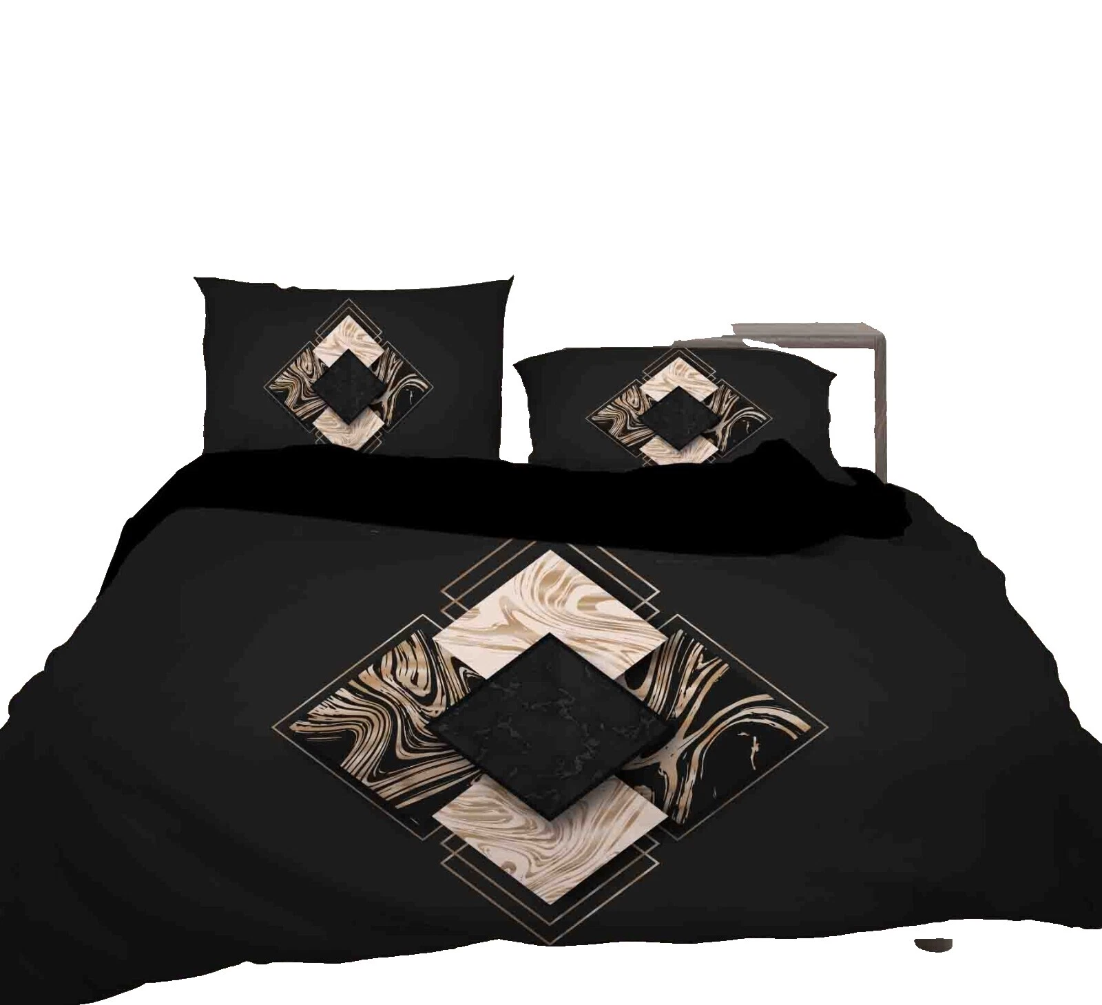 Black Geometric Duvet Covers & Bedding Sets