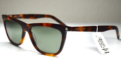 SAINT LAURENT SL515 003 WOMEN HAVANA GREEN CAT EYE  display picture 3