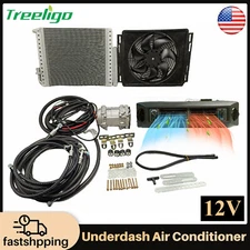 12V Cool&Heat Electric Universal Underdash Air Conditioner DC Auto Car A/C Kit