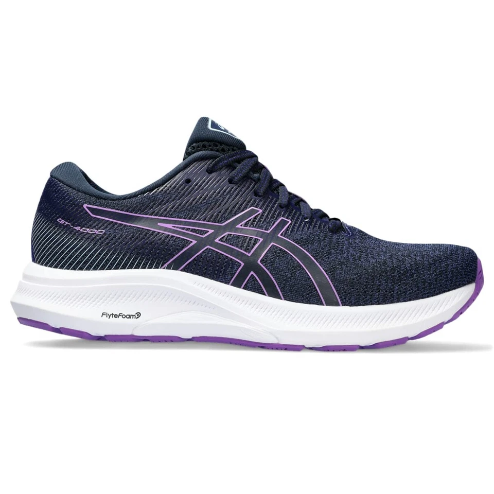 ASICS GT-4000 3 Women Running Shoes, French Blue/Cyber Grape size 8 M - Image 2 of 4