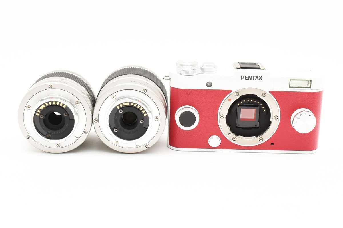 PENTAX Q-S1 Digital Camera [1218 shots] & 02 06 Double Lenses From