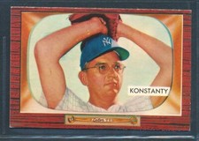 1955 Bowman #231: JIM KONSTANTY New York Yankees HIGH # SP ~ EX-MT to NM