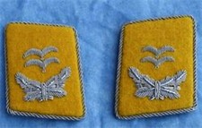 patte de col oberleutnant pilote/para Luftwaffe allemand 2e guerre mondiale